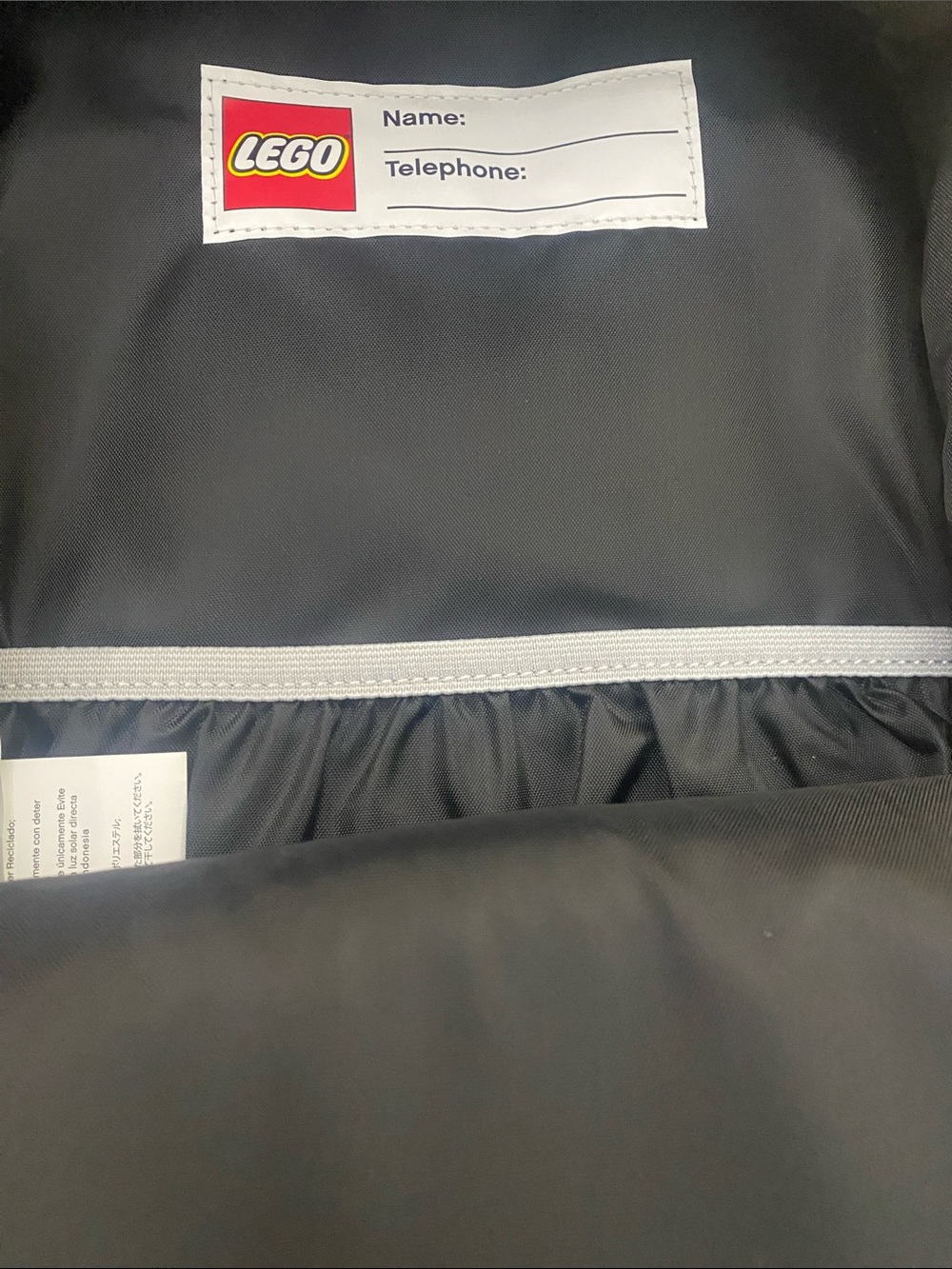 Lego Holographic Silver Backpack with Round Logo Pockets NWT - Picture 9 of 12